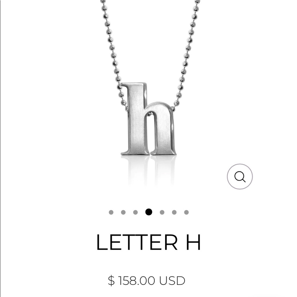 Alex Woo h necklace
